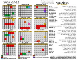 Valdosta City Schools Calendar 2025 Academic Calendar